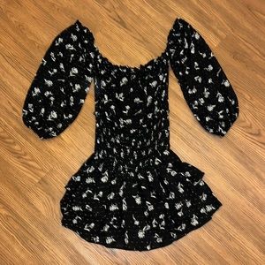 Blue Life off the shoulder romper